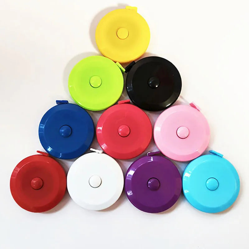 Best Plastic Measuring Tape 60 Inch Retractable Fabric Small Tape Measure for Body Sewing Tailor Medical Craft Cloth