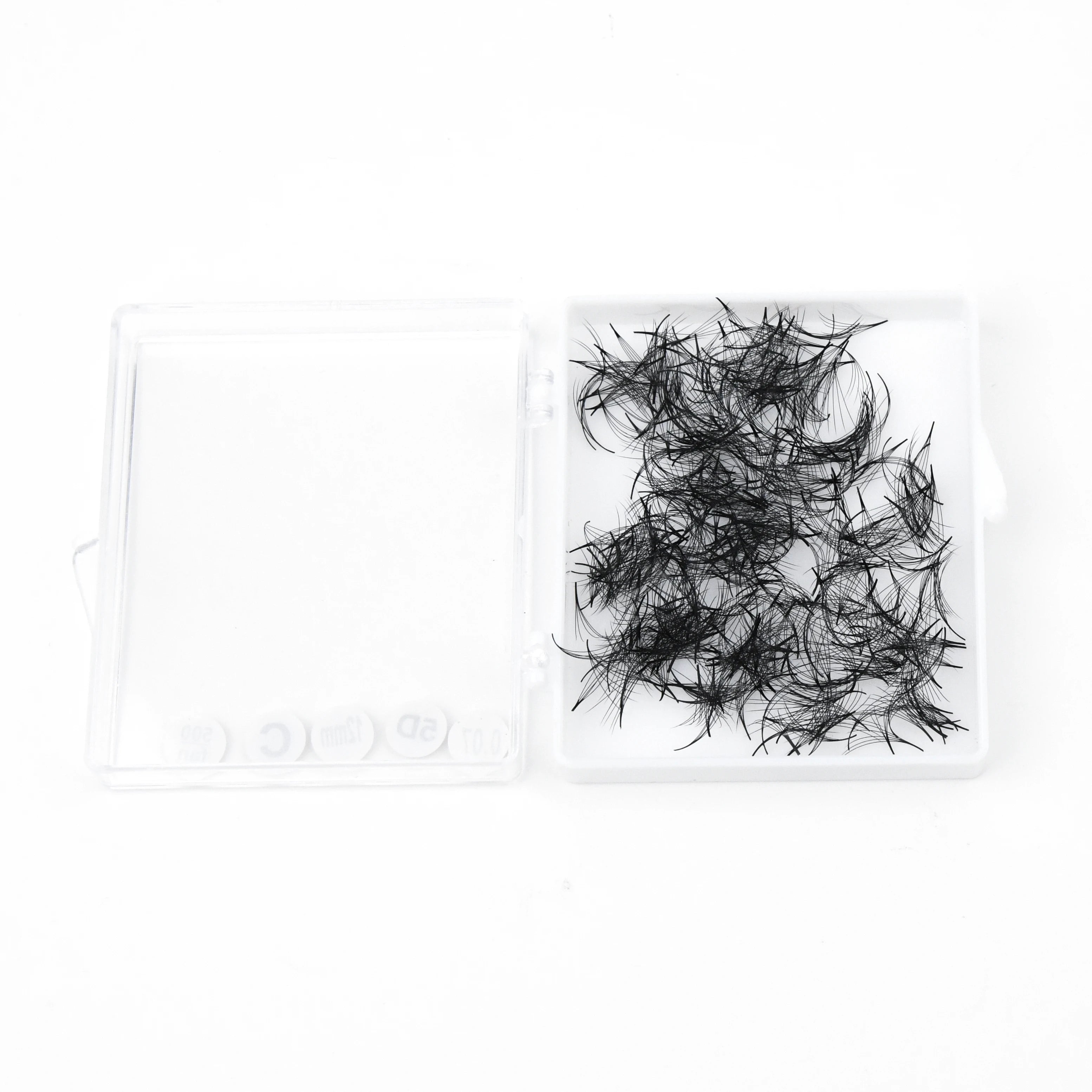 100 Fans Handmade Loose Lash Fans 0.05 0.07 0.10 mm Loose Promade Fans c Cc d Curl