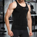 Hot Sale Men's Slimming Body Shapewear Corset Fitness Compression Tank Top Plus Size Seamless Spandex Body Shaper Vest