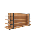 Modern Design Fruit and Vegetable Display Racks Customized 80KG Metal Steel Supermarket Shelves for Retail Store Wooden 80KG