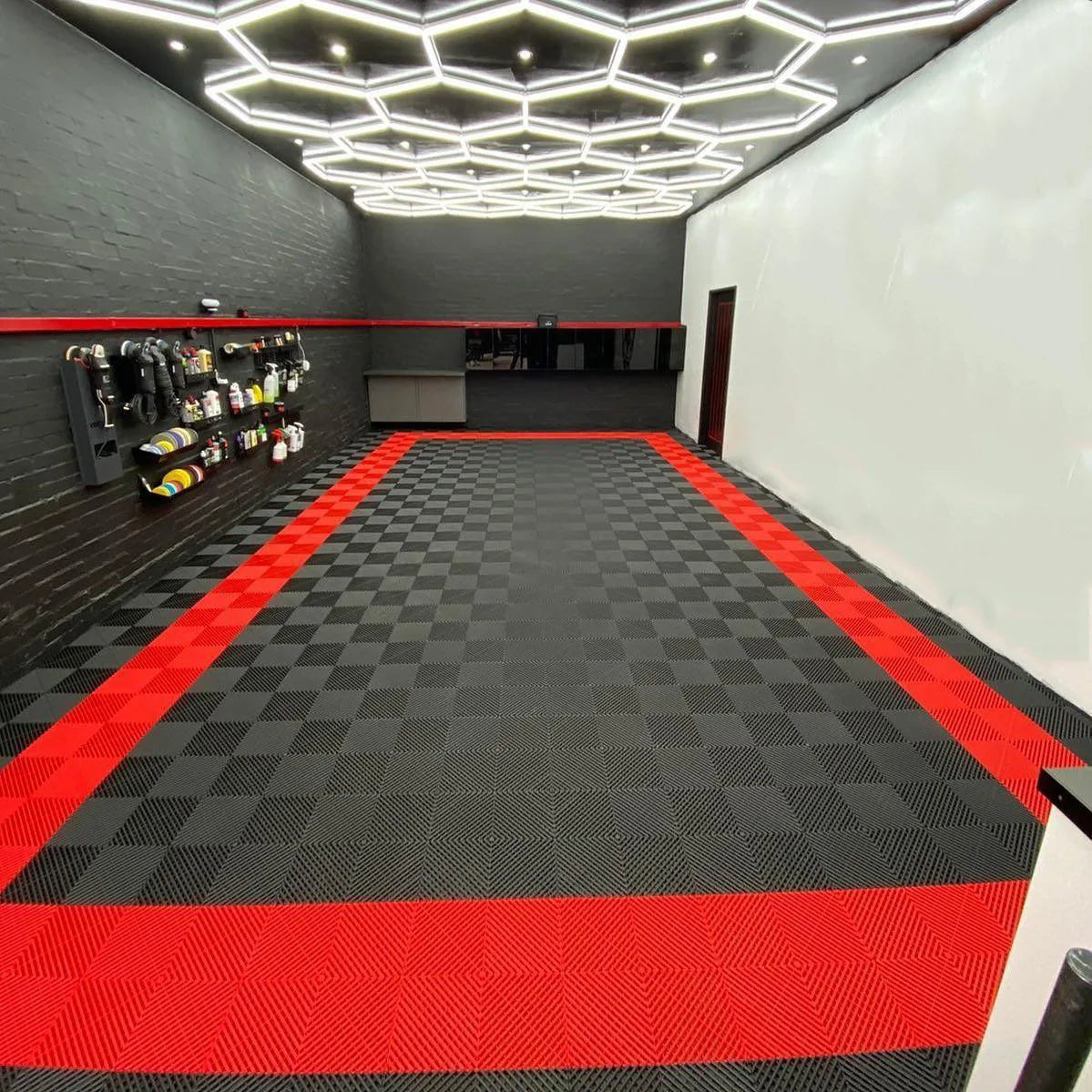 Factory Direct Sale Hexagonal Hexagonal Grid Ceiling Detail Honeycomb Led Light for Commercial Auto Show Floor