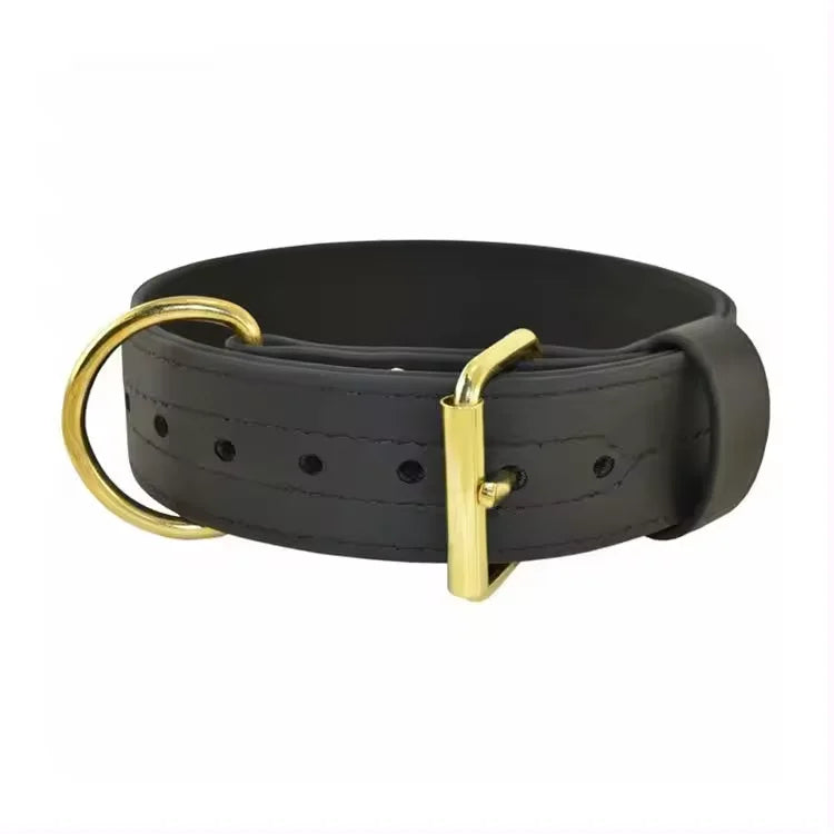 Wholesale Luxury Personalized Heavy Duty PVC Dog Collar with Customizable Color & Decoration