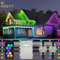 HRSYT APP Smart Control IP68 Waterproof LED RGB RGBW Pixel Light DC12V DC24V DC48V UCS2904 Outdoor Permanent Point Lights