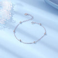 S925 Sterling Silver Chain Bracelets Silver Beads Bracelets Jewelry for Women Girls Gift Accessories YB-XY-307