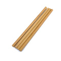 20cm Yellow Color Reusable Organic Biodegradable Natural Bamboo Drinking Straw