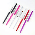Model Craft Art Painting French Brush Stripe UV Gel Liner Brush Colorful Nail Pens with Metal Handle