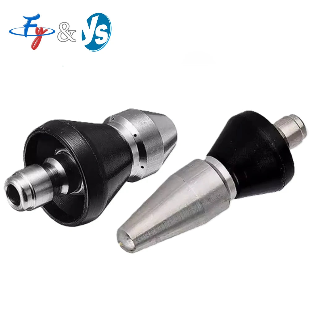 FY Sewer Jetting Turbo Nozzle for High Pressure Washer Sewer Cleaning Turbo Jet Head Root Ranger Nozzle
