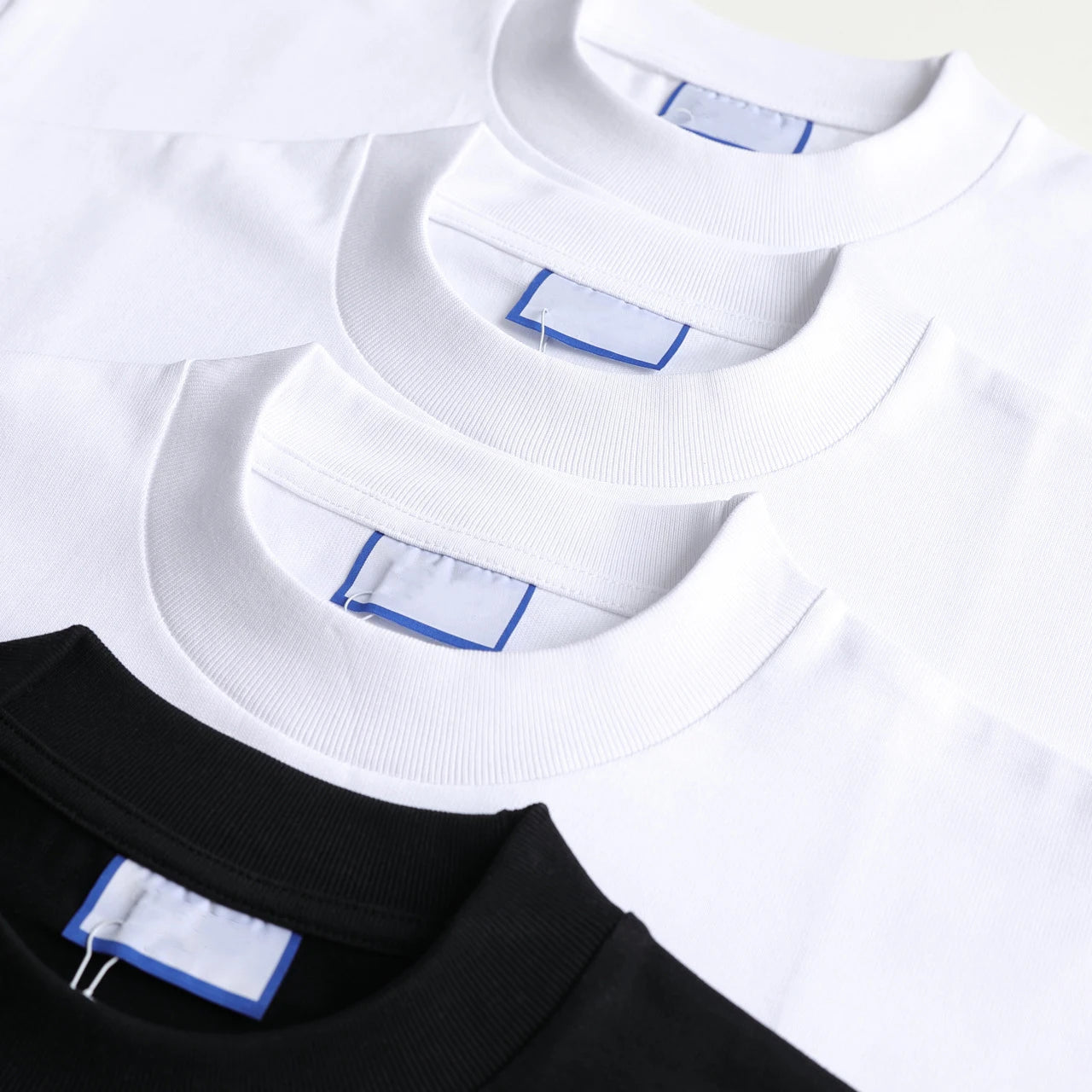 280g Heavyweight Drop Shoulder Small Neck Hole Oversized Mens Blank t Shirt Streetwear 100% Cotton Plus Size Tee Tshirt