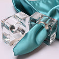 Clear Acrylic Napkin Rings Table Decoration Crystal Hotel Napkin Holder Ring with Slot