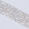 Zhuji 10*15mm Mother of Pearl Beads Grade a Third Party Certified Irregular Rectangle Natural White for Sale