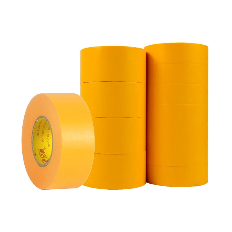 Mingcan Orange Color Goldband Custom Masking Tape for Car Automotive Painting Indoor Outdoor Use