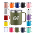 Beauchy Wholesale 12 oz Stainless Steel Double Wall Vacuum Bpa Free Travel Cup Tumbler Thermal Coffee Mug Cup With Lid