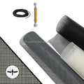 JINDI REACH RoHS 18*16 Modern Design White Fiberglass Window Screen Net Roller Screen Door with 18 X 18 Mesh