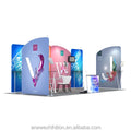 Portable Aluminum Trade Show Display Stand 10 X 20 Booth Exhibition Led Light Box Booth SEG Illuminated Exhibition Booth