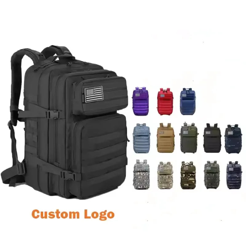 Wholesale Rucksack Molle 45L Tactical Backpack for Traveling Hiking Fitness Frame Backpack Custom Logo Tactical Bags Backpack