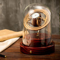 Glass Watch Box Luxury  Winder  Mens Glass  Box Organizer Watch Winders for Automatic Watches