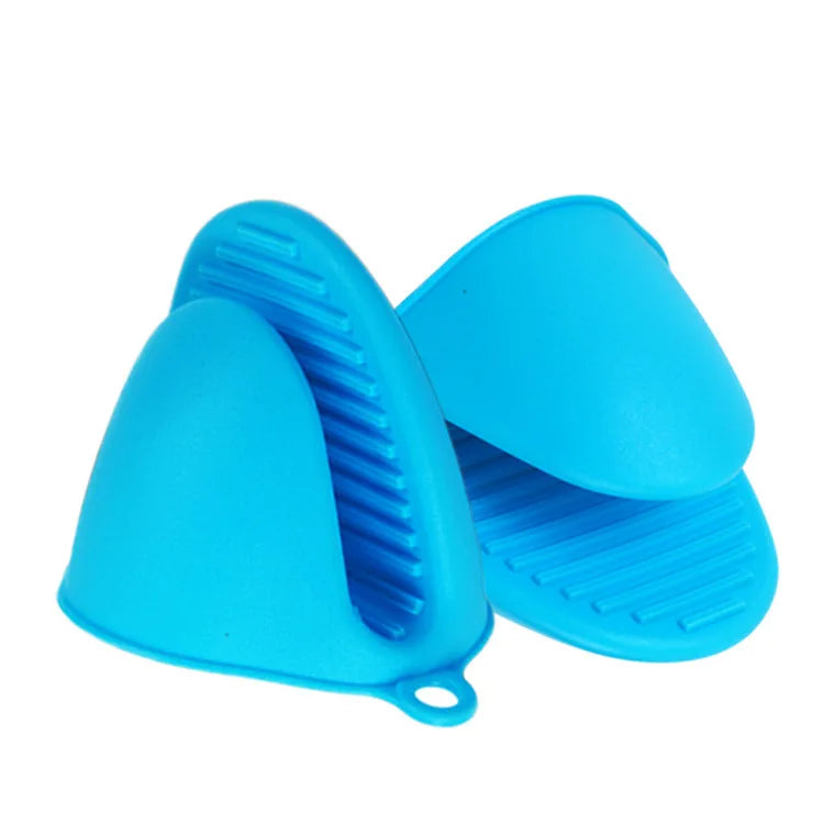 Clips Kitchen Oven Mitt Silicone Heat Resistant Gloves Hot Pot Holder Silicone Oven Mitts