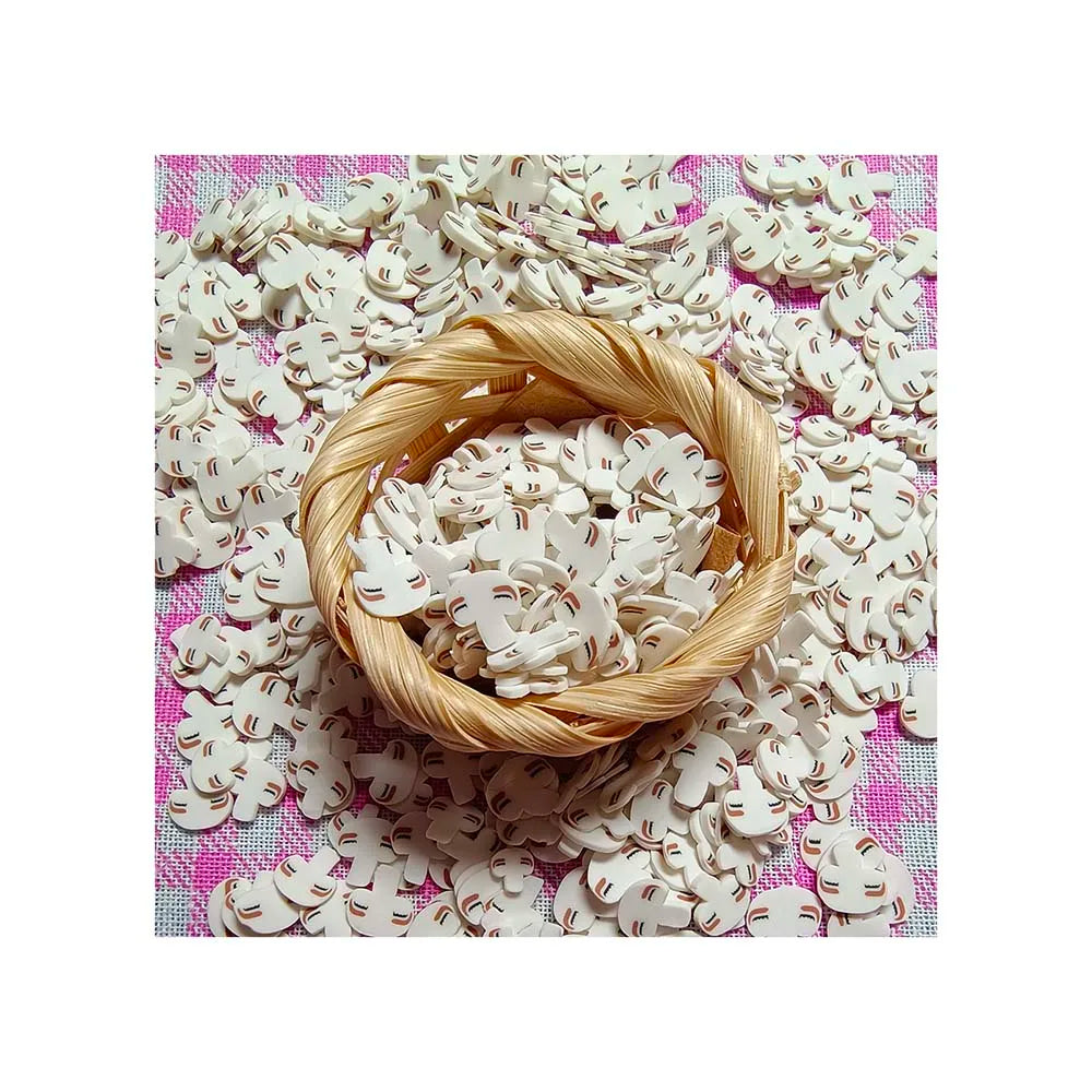 500g Mushroom Polymer Clay Sprinkle for Kids Diy Soft Clay for Craft Clay Nail Art Scrapbook Decoration DIY Slime Filler