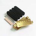 Donlis DIY N and B 7 String Humbucker Guitar Pickup Kits with Black Bobbin Brass Baseplate