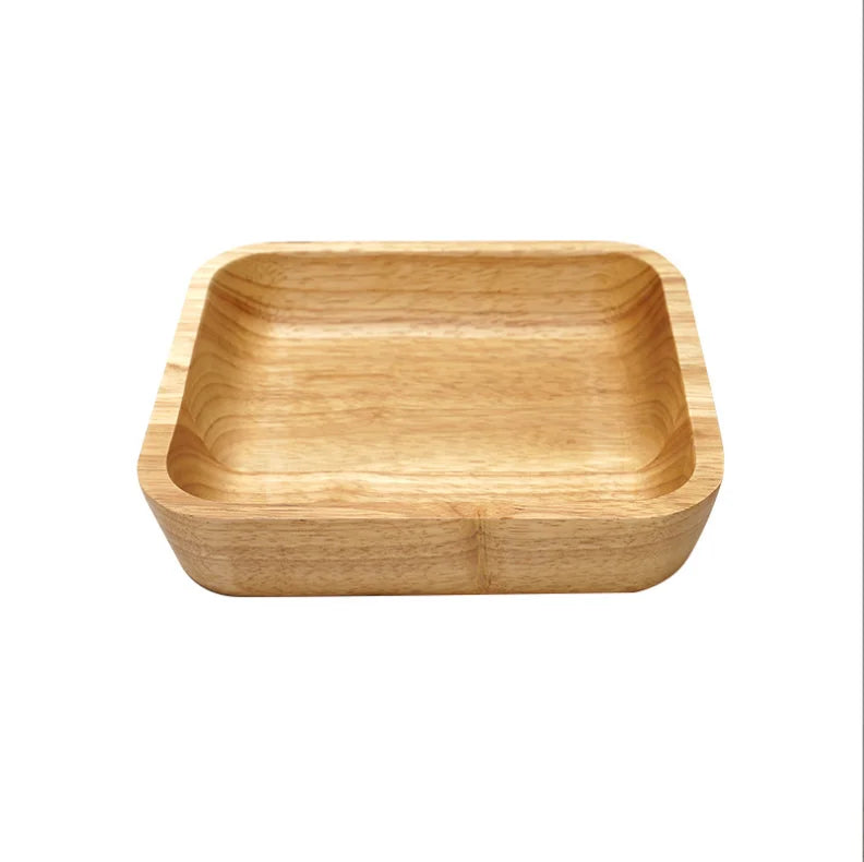 Square Wooden Eco-Friendly Salad Food Bowl