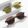 CONCHEN 2023 New Arrival Wholesale Brand Designer SUNGLASSES Custom Logo Fashion Square Vintage Metal Frame Sunglasses for Women