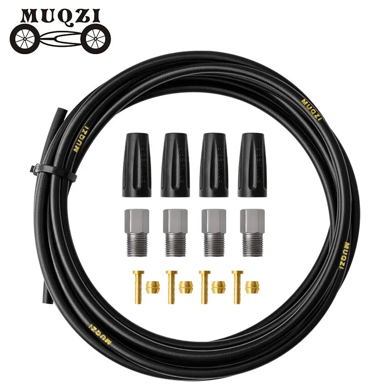 MUQZI MTB Road Bike Oil Needles BH90 BH59 3 Meter Hydraulic Disc Brake Hose Connector Olive Set MegaBDM