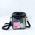 Messenger Bag Clear PVC Transparent Mobile Phone Bag Custom Men's Crossbody Sling Shoulder Bag for Women