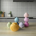 J10-166 Lantern Ball Aromatherapy Candle Mold Embossed Floral Candle Ornament Christmas Ball Elk Silicone Molds