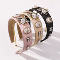 Jeweled Designers Hair Accessories Hairband Baroque Bee Headband Vintage Wide Crystal Alloy Rhinestone Pearl Wholesale Luxury MegaBDM