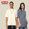Cotton Tshirt Wash Plain t Shirt 200gsm Summer Oversized Acid Wash Streetwear Vintage t Shirt