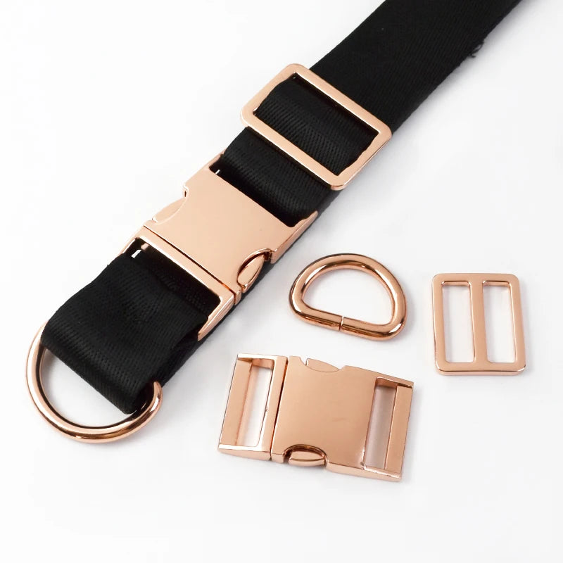 For Deepeel BK435 15-38mm Dog Hook Belt Clasp Metal Release Buckle D Ring Tri Glide Adjuster Hardware Accessory Bag Strap