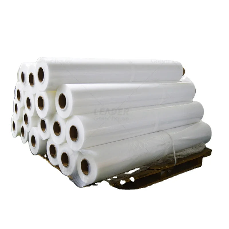 200 Micron 4mil 6mil 8mil UV Resistant clear Plastic Light Diffuse Film for Agricultural Greenhouse Cover