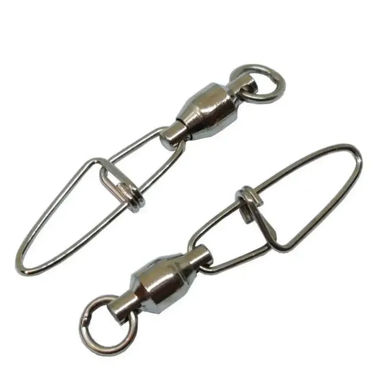 Strong Ball Bearing Snap Lock Fishing Tackle Terminal Swivel Fishing Connector