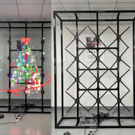 High Density LED Splicing 3D Holographic Display Projector Led Fan Hologram 3d Holographic Advertising Display Fan