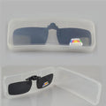 2024 Cheap PVC White Frosted Clip on Sunglasses Case for Small and Large Sizes