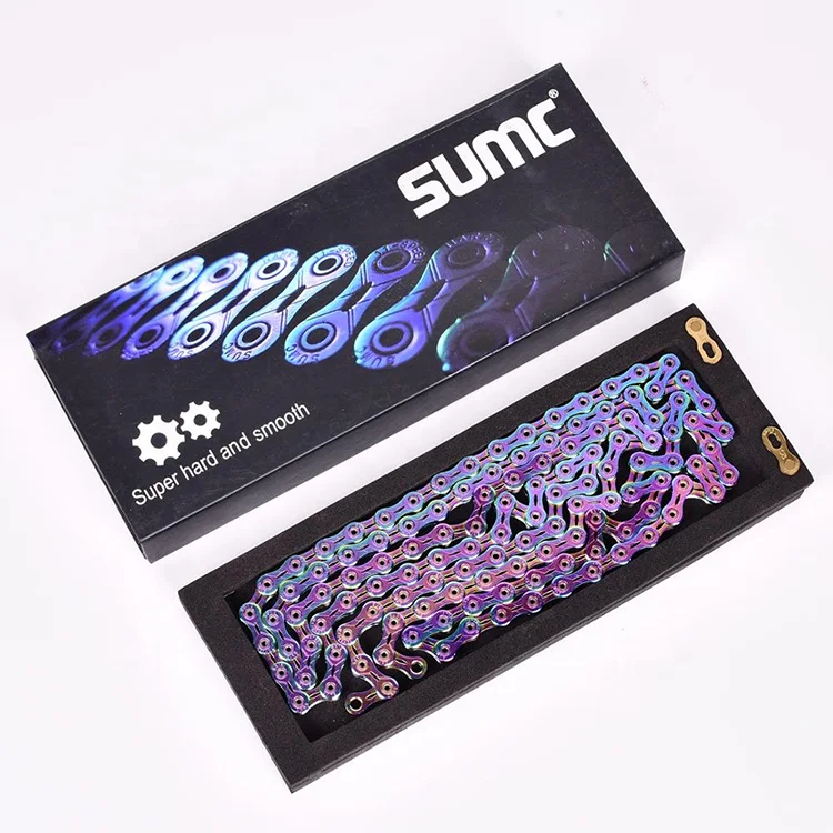 9/10/11/12 Speed Colored Chain Full Hollow Mountain Road Bike Chain