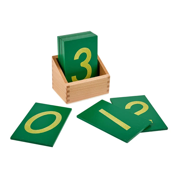 Baby Montessori Interesting Teaching Aids Sanded Numbers Toy Montessori Sand Paper Numbers With Box Montessori Toys