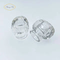 Wholesale 15mm Clear Surlyn Acrylic Luxury Perfume Cap Custom Plastic Cover for Perfume Glass Bottles