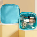 Wholesale Fashionable Cosmetic Pouch Zipper Waterproof PVC Travel Pouch Makeup Essentials Versatile