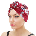 Custom Logo Pattern Braided Fashion Pre Knotted Turban Headbands for Women Knot Ladies Turbans Headwraps