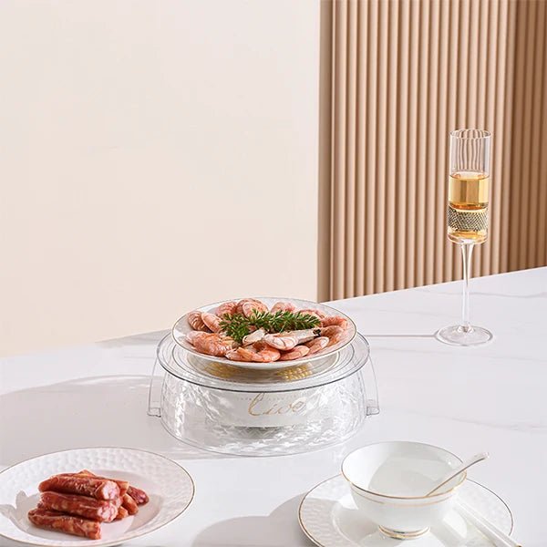 Household Food Insulation Multi-layer Anti Insect Dust Fresh-keeping Cover Leftovers Storage Food Dish Cover for Kitchen