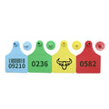 JCET015 Ear Tag Animal Tag for Cattle Farm Laser Printer One Piece Sheep Ear Tag