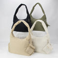 Autumn Winter Charm Bag Puffy Shoulder Bag Soft Tote Bag Custom Trendy Puffer Purse and Handbag for Women Manufacture