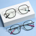 TJ812  Retro Square TR90 Frame for Women Fashionable Eyeglass Frame 2026 Light TR Anti Blue Lens Computer Glasses
