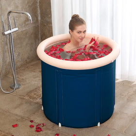 Anti-Leak Gasket Independent Inflatable Bladder Folding Large Plastic Hot Tubs