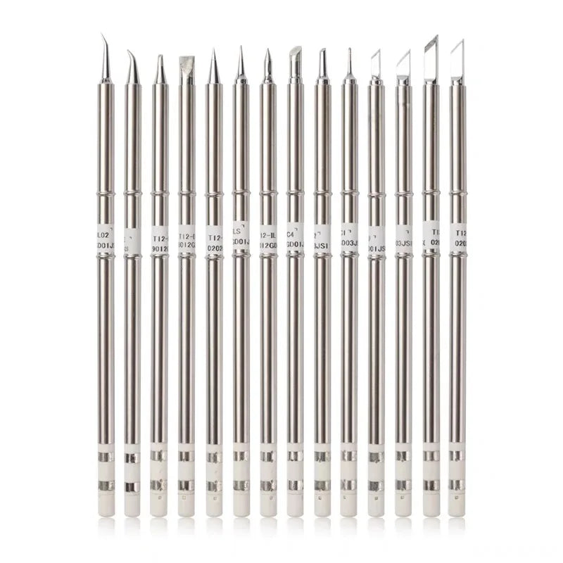T12 Electric Soldering Iron Tips T12-K B2 BC2 ILS JL02 D24 KF for Hakko Fx951 DIY Soldering Station Kits T12 Soldering Solder Ir
