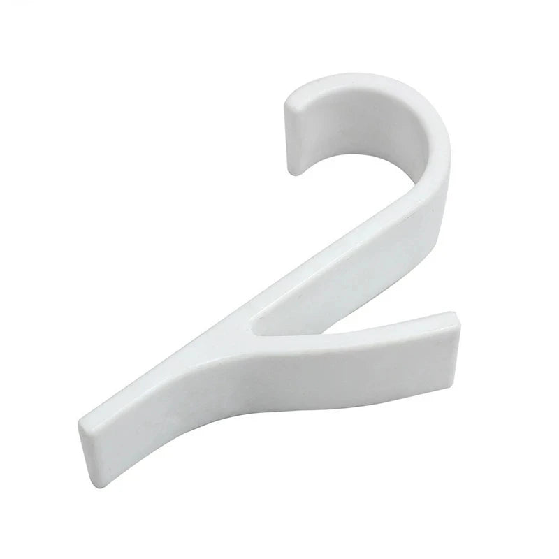 Kitchen Bathroom Hanger Clips Storage Racks White Heated Towel Radiator Rail Clothes Scarf Hanger Hooks Holder