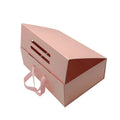 High-end Custom Printing Flexography Birthday Gift Magnetic Folding Box Packaging Shipping Box with Ribbon