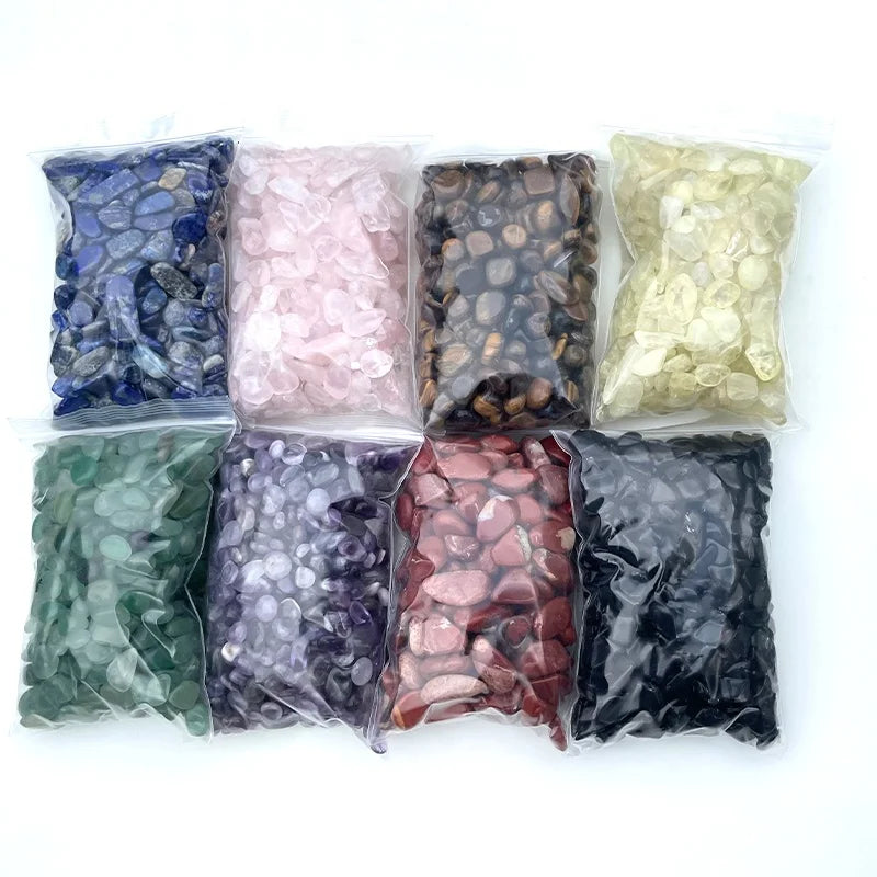 Natural Rose Quartz Amethyst Rock 100 g Per Bag Crystals Healing Stones Gravel Tumbled Stone