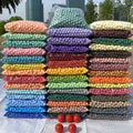 6mm-20mm Multi Colours Acrylic Beads With Holes DIY Handmade Jewelry Bag Woven Beaded Plastic Loose Beads Wholesale